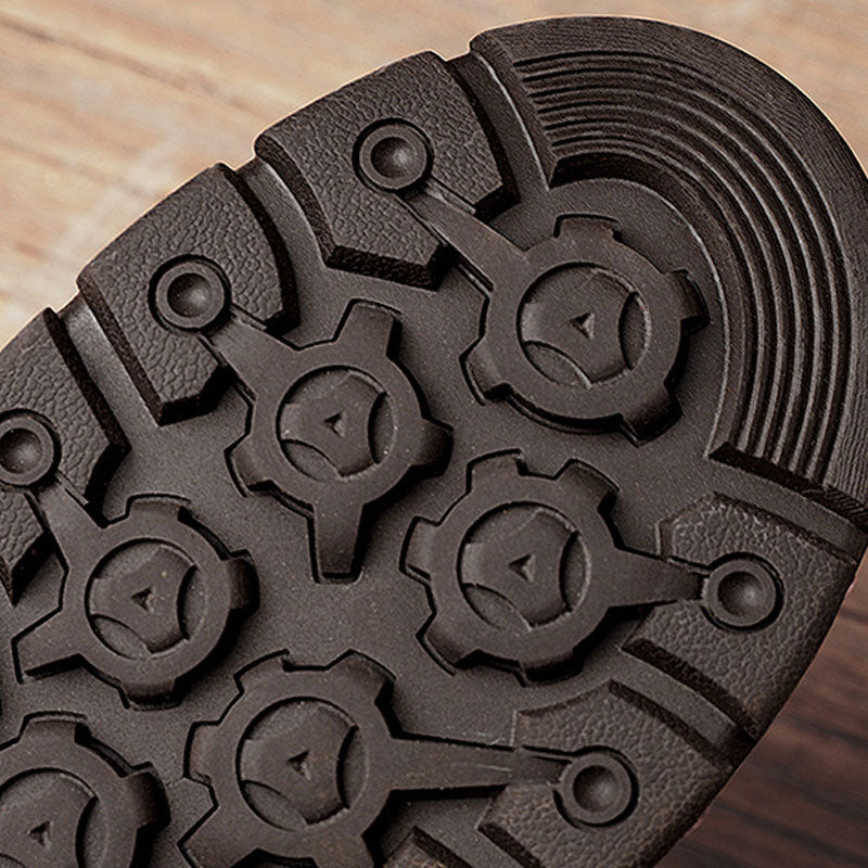 Botines Casuales de Piel para Hombre con Cierre
