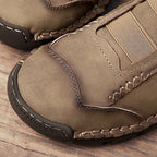 Botines Casuales de Piel para Hombre con Cierre