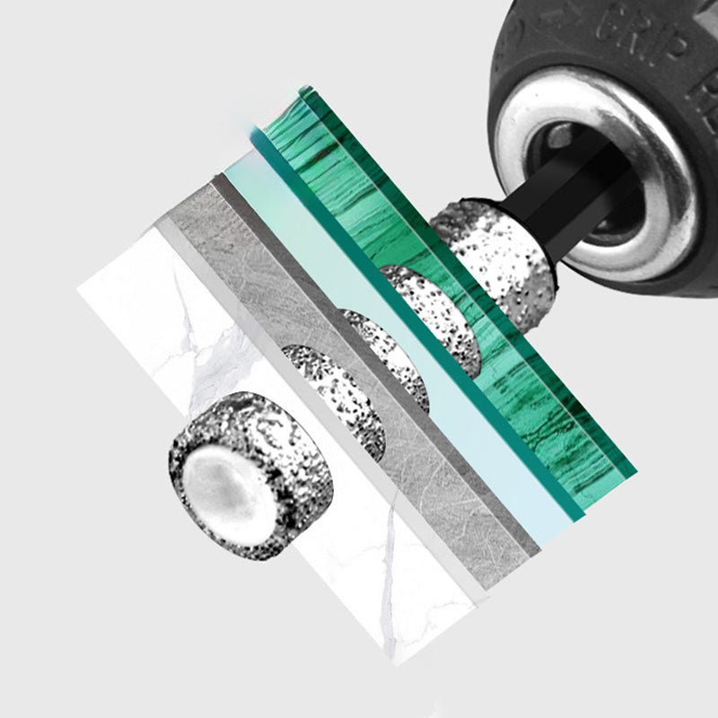 Broca Diamantada para Azulejo y Porcelanato con Zanco Hexagonal