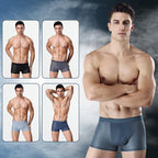Calzones de Seda Fría para Hombre Transpirables Paquete de 4