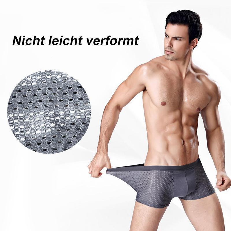 Calzones de Seda Fría para Hombre Transpirables Paquete de 4