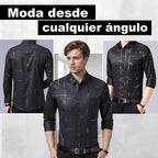 Camisa Antiarrugas para Hombre Manga Larga Paquetes de 1 a 4