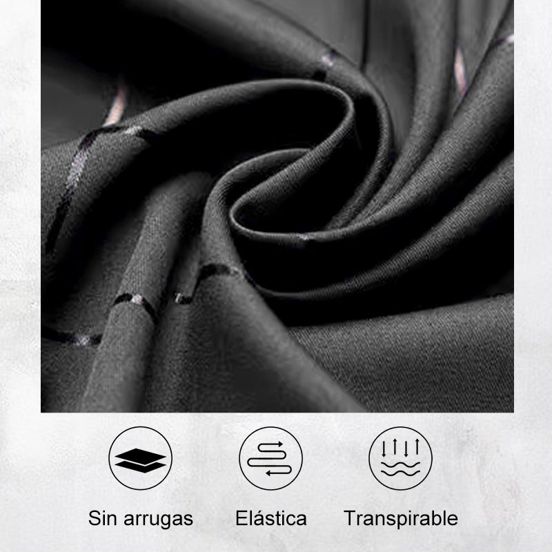 Camisa Antiarrugas para Hombre Manga Larga Paquetes de 1 a 4