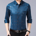 Camisa Antiarrugas para Hombre Manga Larga Paquetes de 1 a 4