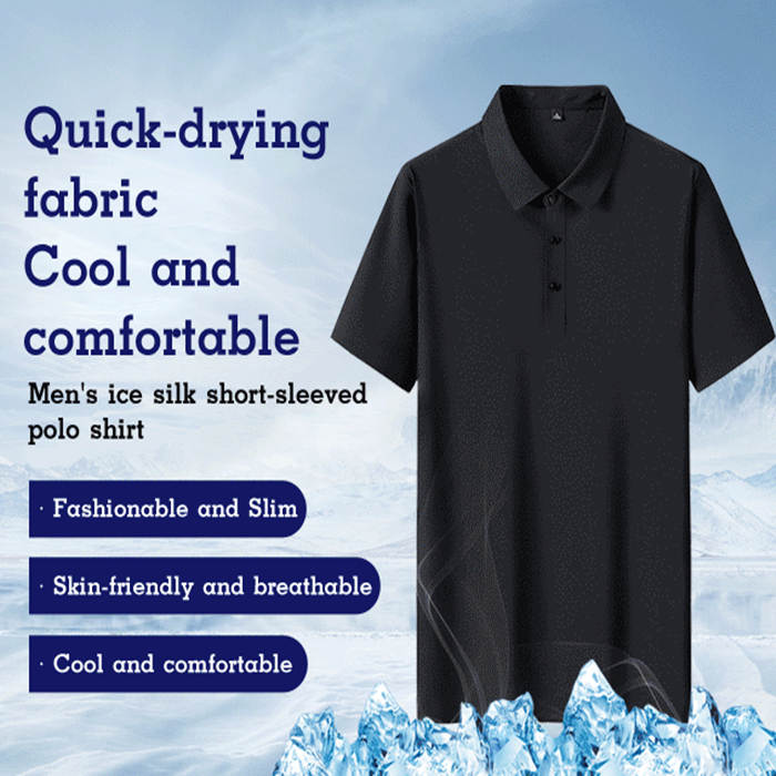 Camisa Manga Corta Cuello Mao para Hombre Slim Fit