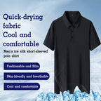 Camisa Manga Corta Cuello Mao para Hombre Slim Fit