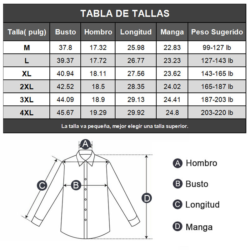 Camisa Polo Manga Larga Tipo Waffle para Hombre