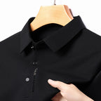Camisa Polo Manga Larga Tipo Waffle para Hombre