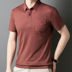 Camisa Texturizada Manga Corta para Hombre