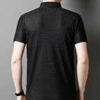 Camisa Texturizada Manga Corta para Hombre