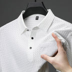 Camisa Texturizada Manga Corta para Hombre