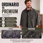 Camisa Utilitaria Holgada para Hombre Manga Larga