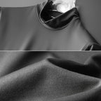 Camiseta Térmica de Cuello Medio para Hombre con Forro Afelpado