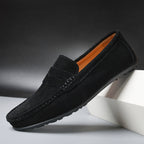 Carmine Slip On Suede Loafers