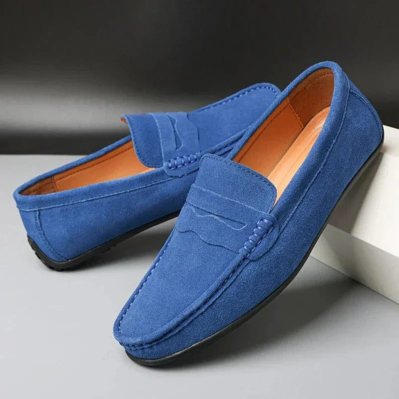Carmine Slip On Suede Loafers