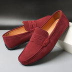 Carmine Slip On Suede Loafers
