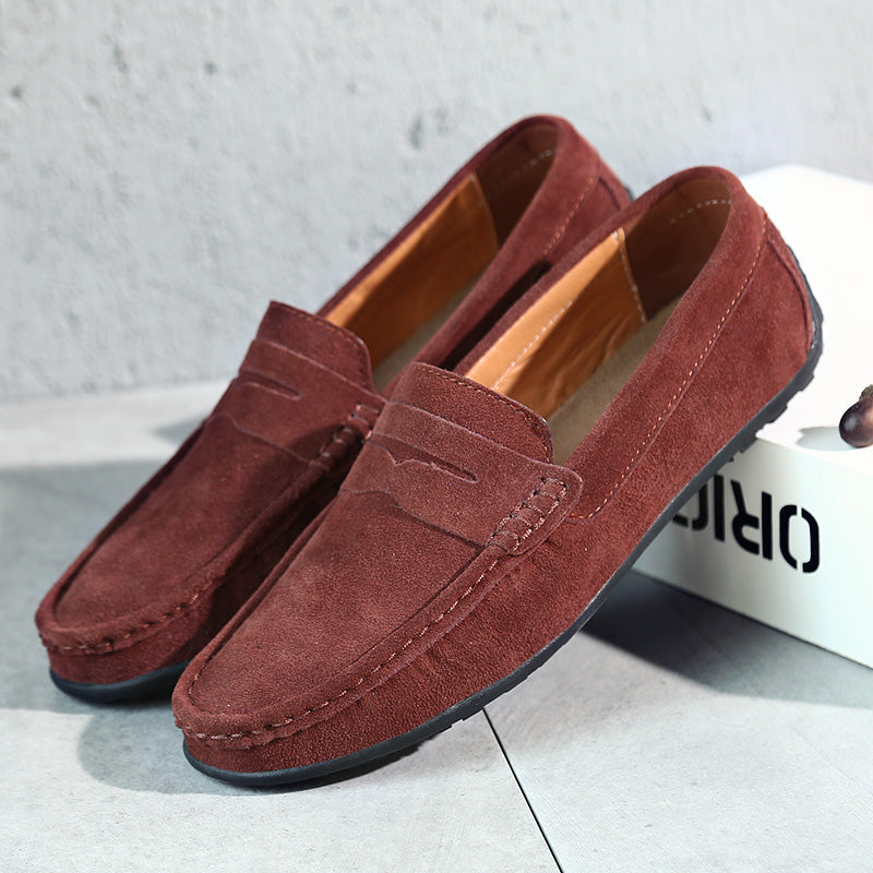 Carmine Slip On Suede Loafers