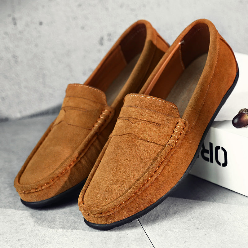Carmine Slip On Suede Loafers