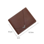 Cartera Delgada para Hombre de Piel Sintética Bifold