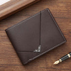 Cartera Delgada para Hombre de Piel Sintética Bifold
