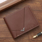 Cartera Delgada para Hombre de Piel Sintética Bifold
