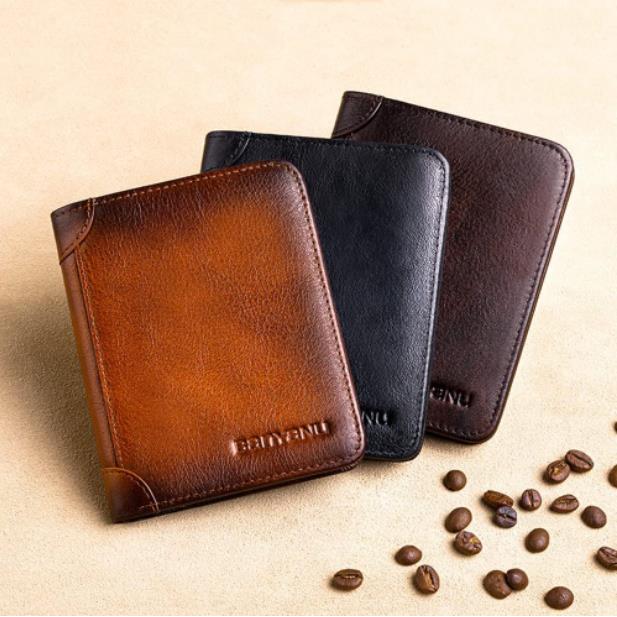 Cartera Delgada para Hombre con Bloqueo RFID