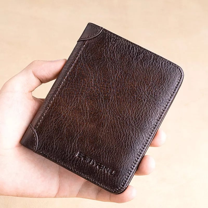 Cartera Delgada para Hombre con Bloqueo RFID