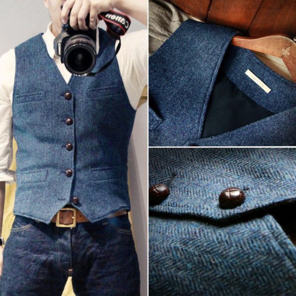 Chaleco de Punto para Hombre Elegante