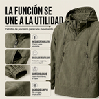 Chamarra Anorak con Capucha para Hombre Cortaviento