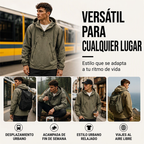 Chamarra Anorak con Capucha para Hombre Cortaviento