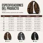 Chamarra Bomber Tipo Gamuza para Hombre Oversize