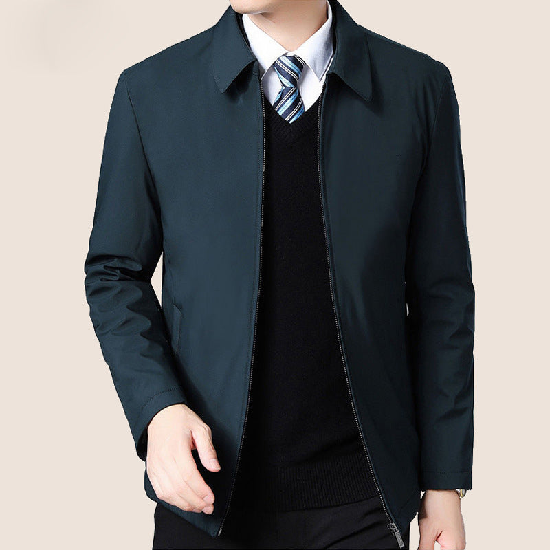 Chamarra Casual con Cuello Alto para Hombre