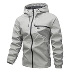Chamarra Impermeable con Capucha para Hombre Estilo Urbano