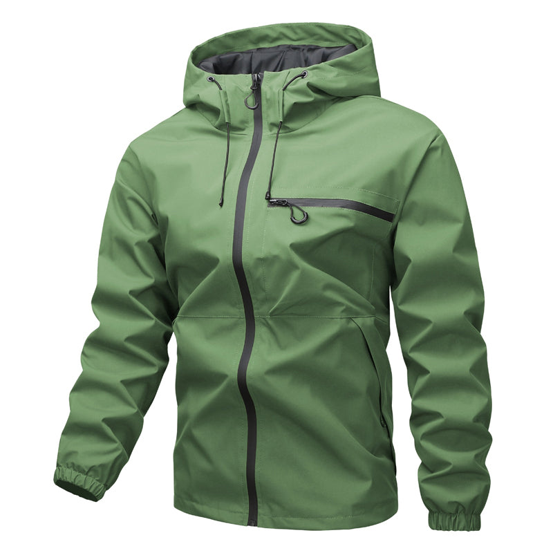 Chamarra Impermeable con Capucha para Hombre Estilo Urbano
