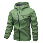 Chamarra Impermeable con Capucha para Hombre Estilo Urbano
