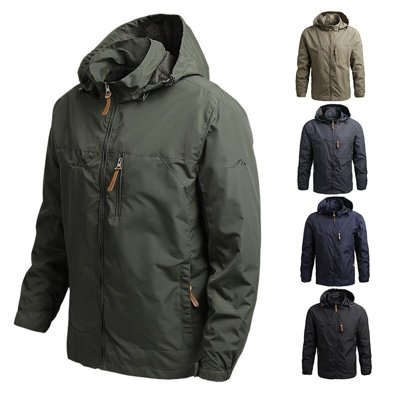 Chamarra Impermeable para Hombre Cortaviento