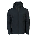 Chamarra Softshell para Hombre Resistente al Agua con Capucha