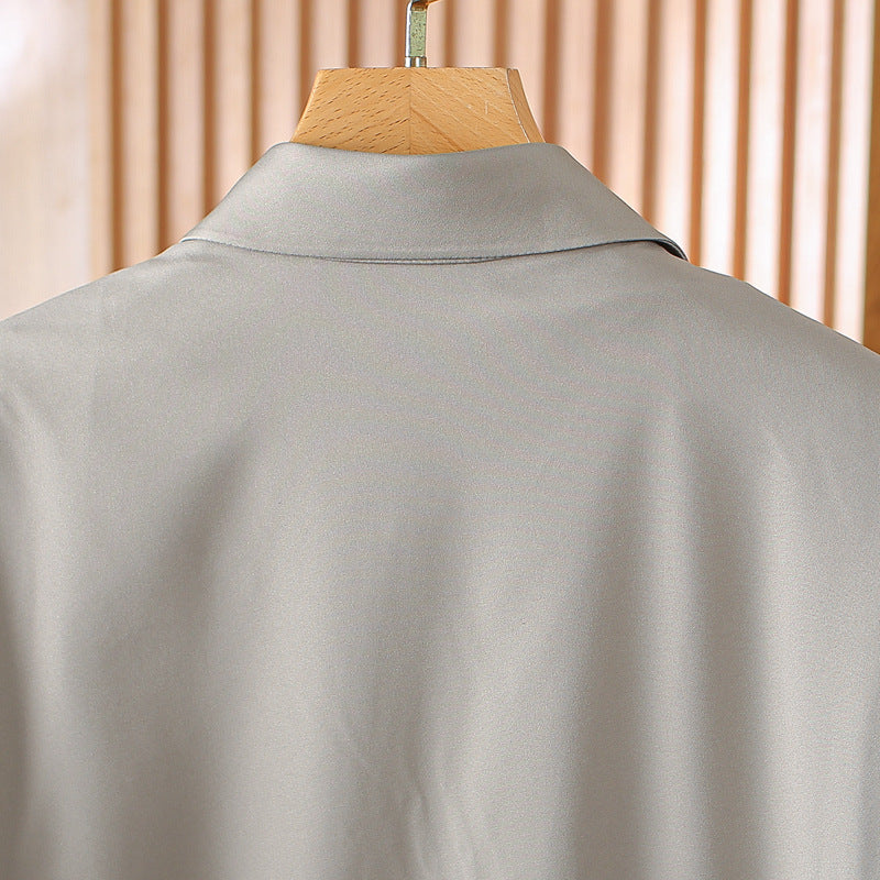 Chaqueta Casual con Cierre para Hombre Cuello Camisero