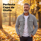Chaqueta de Pana Vintage para Hombre Corte Relajado