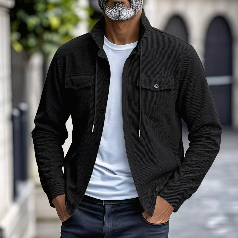 Chaqueta de Pana Vintage para Hombre Corte Relajado