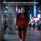 Conjunto Deportivo Degradado para Hombre Sudadera y Pants