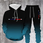 Conjunto Deportivo Degradado para Hombre Sudadera y Pants