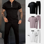 Conjunto para Hombre Polo con Cierre y Pantalón