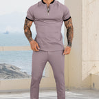 Conjunto para Hombre Polo con Cierre y Pantalón