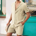 Conjunto de Lino para Hombre Camisa y Short
