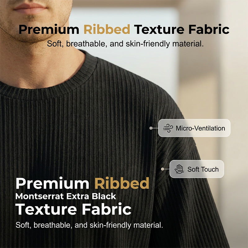 Conjunto Plisado para Hombre Playera y Pantalón Acanalado