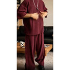 Conjunto Plisado para Hombre Playera y Pantalón Acanalado