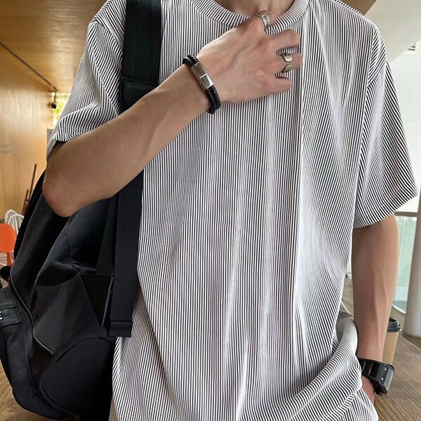 Conjunto de Seda Fría para Hombre Playera y Pantalón