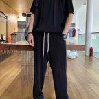 Conjunto de Seda Fría para Hombre Playera y Pantalón
