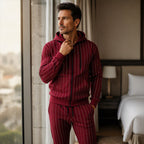 Conjunto Deportivo para Hombre Sudadera con Cierre y Pants Bloques de Color